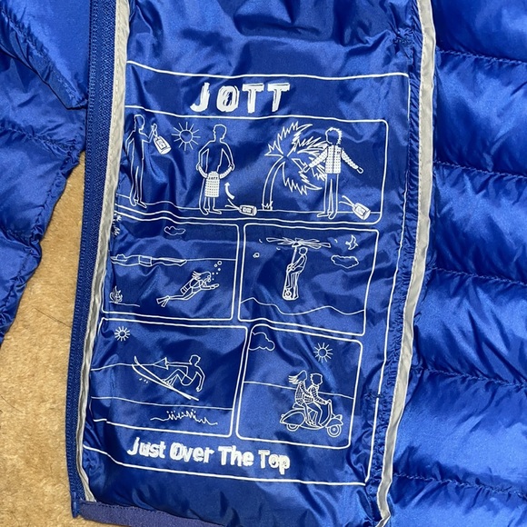 JOTT Just over the top Light weight cobalt Blur Jacket Size Small Equestrian - Picture 4 of 5